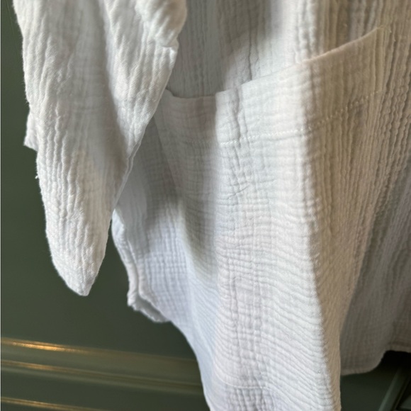 NWT Jones New York White Textured Tunic - Picture 2 of 6